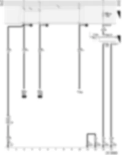 Wiring Diagram  AUDI A3 2005 - Battery - fuses on fuse holder