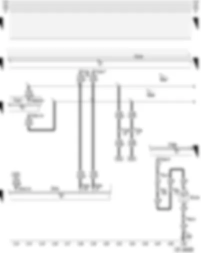 Wiring Diagram  AUDI A3 2004 - Data bus diagnostic interface - convenience CAN bus