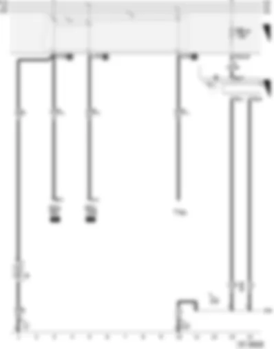 Wiring Diagram  AUDI A3 2005 - Battery - fuses on fuse holder