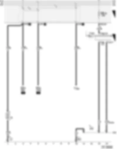 Wiring Diagram  AUDI A3 2005 - Battery - fuses on fuse holder