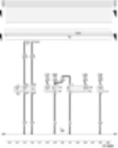 Wiring Diagram  AUDI A3 2005 - Hazard warning light switch - cigarette lighter - 12 V socket