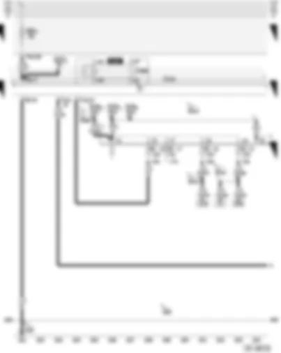 Wiring Diagram  AUDI A3 2005 - Terminal 30 voltage supply relay 2 - fuses on fuse holder