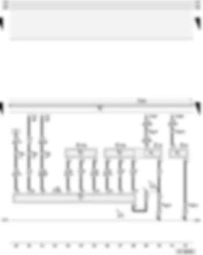 Wiring Diagram  AUDI A3 2006 - Belt switch - airbag control unit