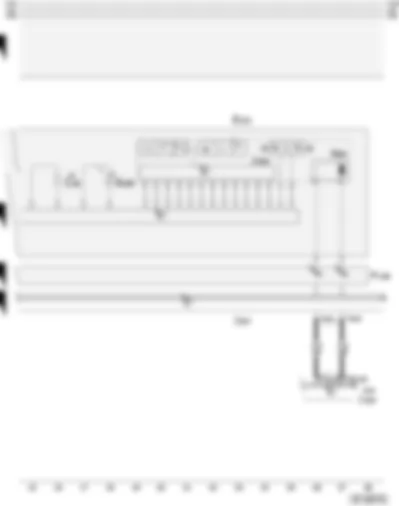 Wiring Diagram  AUDI A3 2006 - Overheating sensor - horn plate - driver side airbag igniter