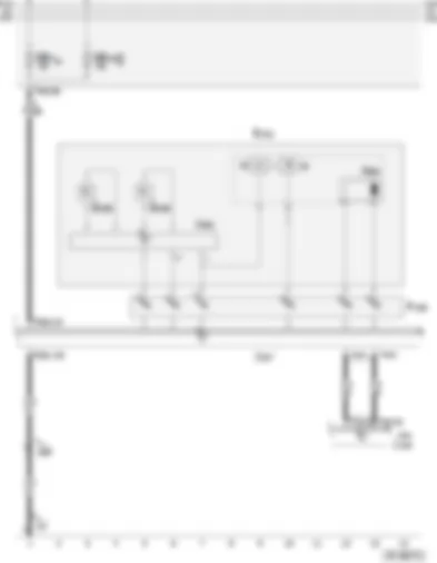 Wiring Diagram  AUDI A3 2006 - Voltage supply - Tiptronic switch in steering wheel