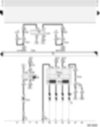 Wiring Diagram  AUDI A3 2002 - Simos control unit - fuse box - radiator fan