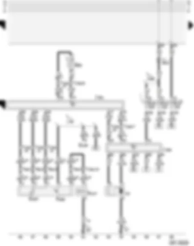 Wiring Diagram  AUDI A3 2001 - Simos control unit - fuse box - radiator fan
