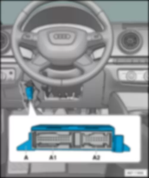 AUDI A3 2015 Parking aid control unit J446 /  park assist steering control unit J791
