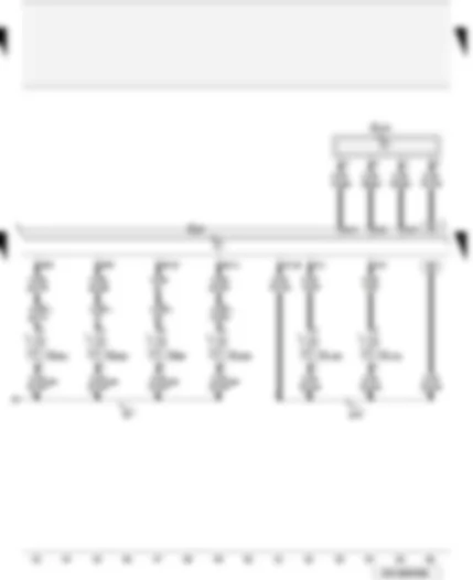 Wiring Diagram  AUDI A4 CABRIOLET 2004 - Sunlight penetration photosensor - vent temperature sender - fresh air intake duct temperature sensor
