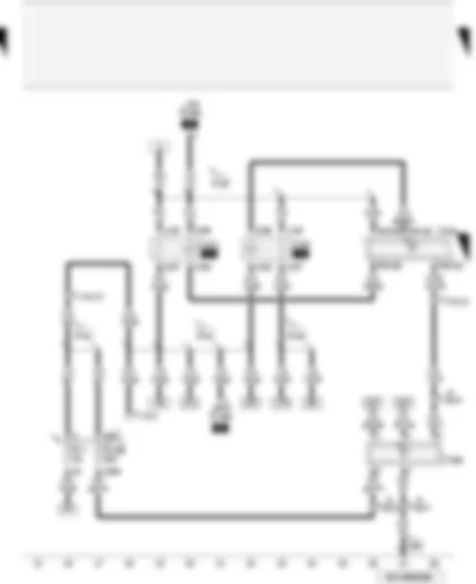 Wiring Diagram  AUDI A4 CABRIOLET 2006 - Engine control unit - fuel pump control unit - fuses