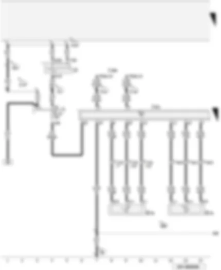 Wiring Diagram  AUDI A4 CABRIOLET 2008 - Ignition/starter switch - fuse - vehicle level sender