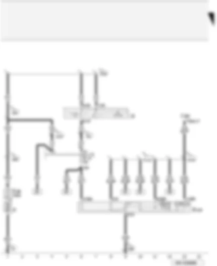Wiring Diagram  AUDI A4 CABRIOLET 2008 - Ignition/starter switch - headlight range control regulator - fuses