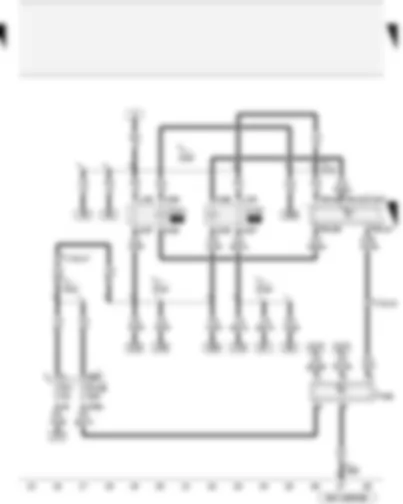 Wiring Diagram  AUDI A4 CABRIOLET 2006 - Engine control unit - engine component current supply relay - fuel pump control unit - fuses