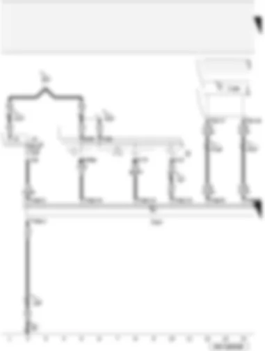 Wiring Diagram  AUDI A4 CABRIOLET 2008 - Ignition/starter switch - control unit in dash panel insert - steering column electronics control unit