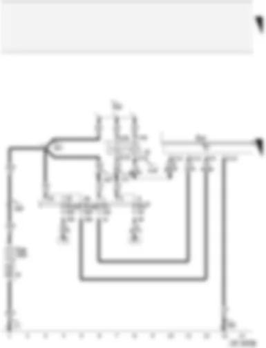 Wiring Diagram  AUDI A4 CABRIOLET 2003 - Control and display unit for air conditioner/Climatronic - fuses