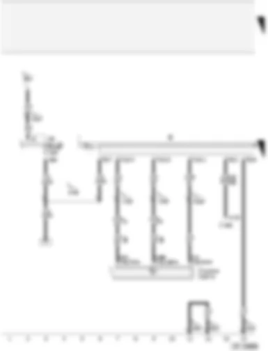 Wiring Diagram  AUDI A4 CABRIOLET 2003 - Voltage supply