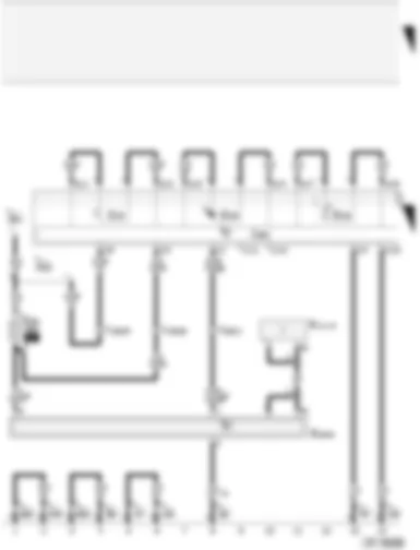 Wiring Diagram  AUDI A4 CABRIOLET 2004 - Temperature sensor - flame monitor - additional heater control unit - auxiliary heating radio controlled receiver - heater overheating fuse (8 Amp.) - auxiliary heater fuse