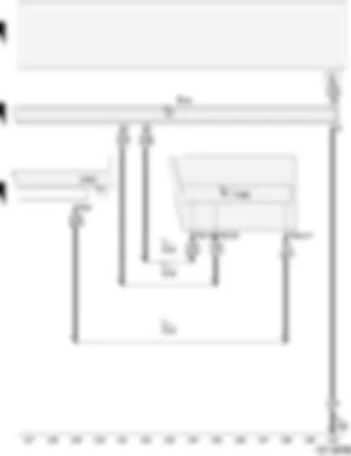 Wiring Diagram  AUDI A4 CABRIOLET 2004 - Control unit with display in dash panel insert