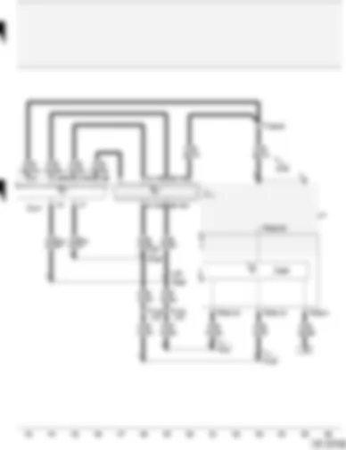 Wiring Diagram  AUDI A4 CABRIOLET 2006 - Engine control units - control unit with display in dash panel insert