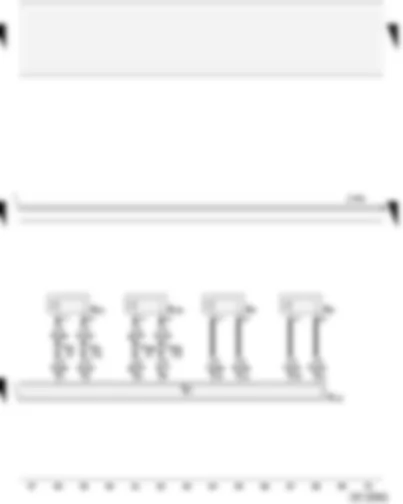 Wiring Diagram  AUDI A4 CABRIOLET 2004 - Amplifier - rear loudspeakers - bass loudspeakers