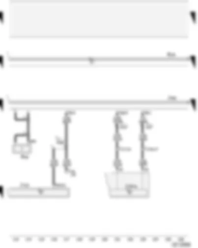Wiring Diagram  AUDI A4 CABRIOLET 2004 - Navigation operating electronics control unit - navigation interface - navigation aerial (GPS)