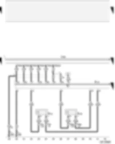Wiring Diagram  AUDI A4 CABRIOLET 2004 - Navigation operating electronics control unit - amplifier - bass loudspeakers