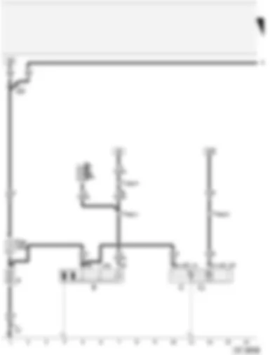 Wiring Diagram  AUDI A4 CABRIOLET 2008 - Motronic current supply relay - radiator fan control unit - fuses