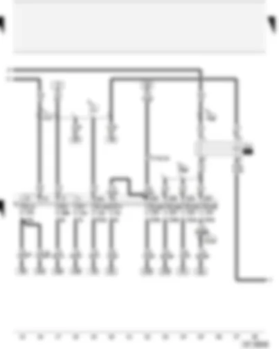 Wiring Diagram  AUDI A4 CABRIOLET 2003 - Fuel pump relay - fuses