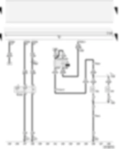 Wiring Diagram  AUDI A4 CABRIOLET 2003 - Hazard warning lights button - treble tone horn - bass tone horn - dual tone horn relay
