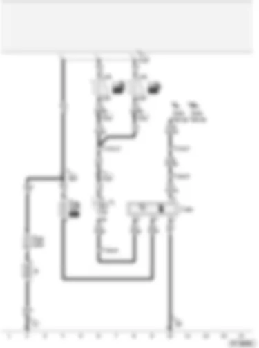 Wiring Diagram  AUDI A4 CABRIOLET 2008 - Battery - fuses - radiator fan control unit