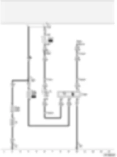 Wiring Diagram  AUDI A4 CABRIOLET 2008 - Battery - fuses - radiator fan control unit