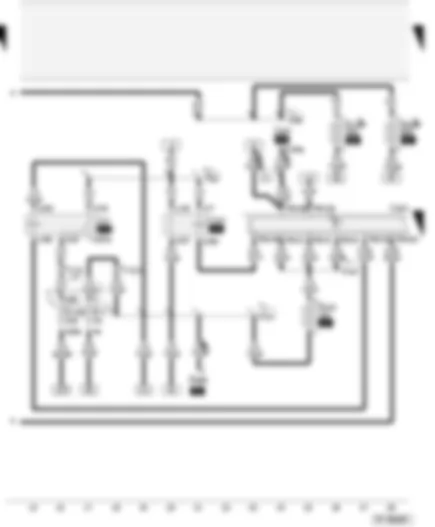 Wiring Diagram  AUDI A4 CABRIOLET 2006 - Fuel pump relay - engine control unit - terminal 30 voltage supply relay - fuses