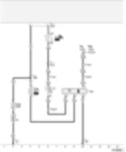 Wiring Diagram  AUDI A4 CABRIOLET 2008 - Battery - fuses - radiator fan control unit