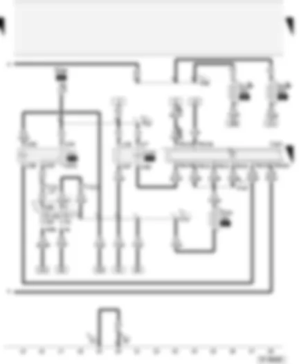 Wiring Diagram  AUDI A4 CABRIOLET 2006 - Fuel pump relay - engine control unit - terminal 30 voltage supply relay - fuses