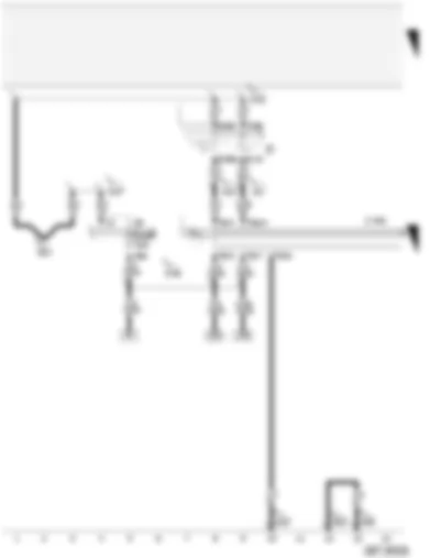 Wiring Diagram  AUDI A4 CABRIOLET 2003 - Navigation operating electronics control unit - voltage supply