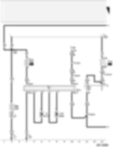 Wiring Diagram  AUDI A4 CABRIOLET 2008 - Motronic current supply relay - radiator fan control unit 2 - fuses