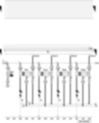 Wiring Diagram  AUDI A4 2006 - Engine control unit - ignition coils