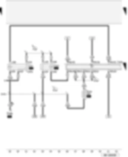 Wiring Diagram  AUDI A4 2006 - Fuel pump relay - terminal 30 voltage supply relay - engine control unit