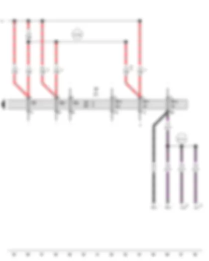 Wiring Diagram  AUDI A4 2008 - Fuse holder B - Fuse carrier 1
