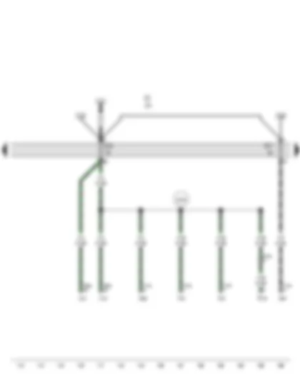 Wiring Diagram  AUDI A4 2008 - Fuse holder C - Fuse carrier 1