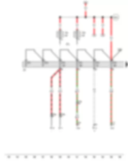 Wiring Diagram  AUDI A4 2008 - Fuse holder C - Fuse carrier 3