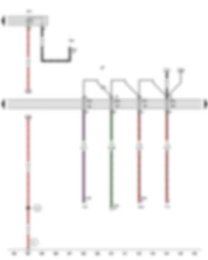 Wiring Diagram  AUDI A4 2008 - Fuse holder F - Fuse carrier 4