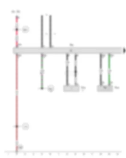 Wiring Diagram  AUDI A4 2008 - Telephone transmitter and receiver unit - Telephone microphone - Aerial for Bluetooth - Microphone unit in front roof module