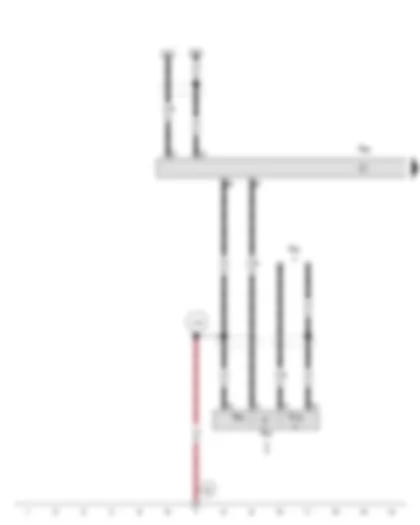 Wiring Diagram  AUDI A4 2008 - Radio - telephone and navigation system aerial - Remote control receiver for auxiliary heater - Telephone aerial - Aerial amplifier for mobile telephone - Auxiliary heater aerial