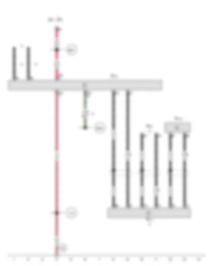 Wiring Diagram  AUDI A4 2008 - TV tuner - Aerial amplifier 2 - Aerial amplifier 3 - Digital radio