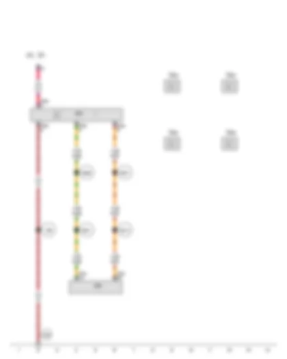 Wiring Diagram  AUDI A4 2009 - Tyre pressure monitor control unit