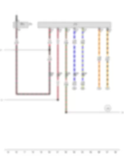 Wiring Diagram  AUDI A4 2012 - Lane change assist control unit 2