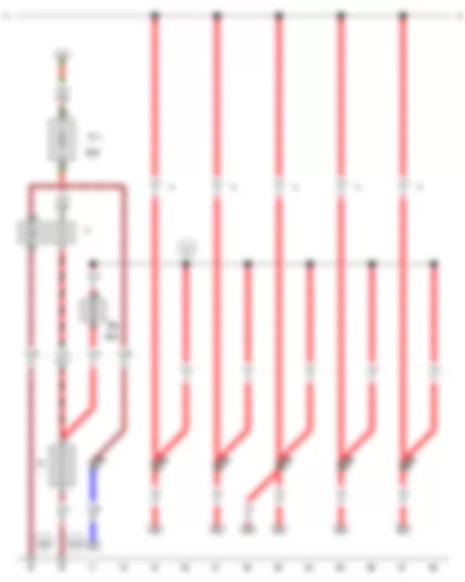 Wiring Diagram  AUDI A4 2008 - Second battery - Battery isolation relay