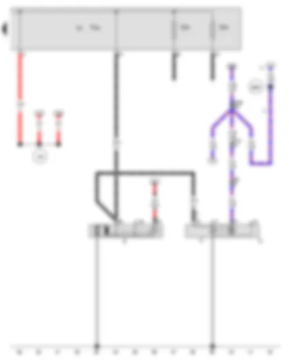 Wiring Diagram  AUDI A4 2010 - Starter - Alternator - Voltage regulator - Terminal 30 wiring junction 2 - Jump start socket