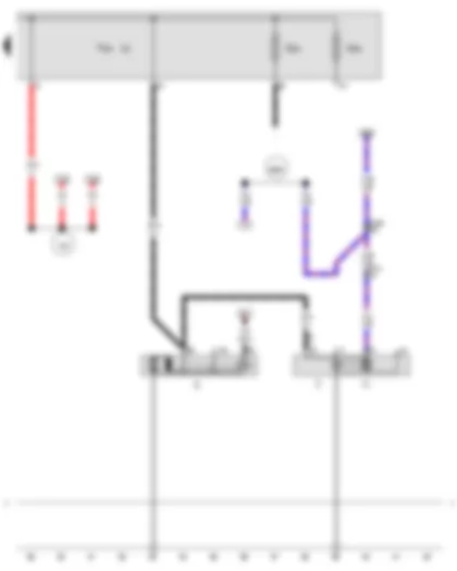 Wiring Diagram  AUDI A4 2012 - Starter - Alternator - Voltage regulator - Terminal 30 wiring junction 2 - Jump start socket